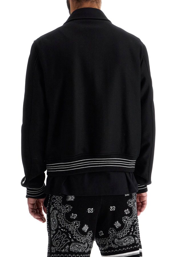 Amiri Bones Varsity Jacket For Discount