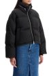 Ami Alexandre Matiussi Down Jacket With Logo Patch Cheap