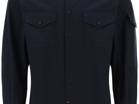 Alexander Mcqueen Shirt With Logo Band On The Sleeve on Sale