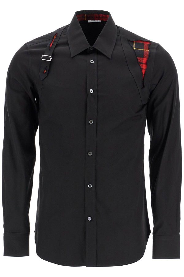 Alexander Mcqueen Macqueen Tartan Harness Shirt For Online now