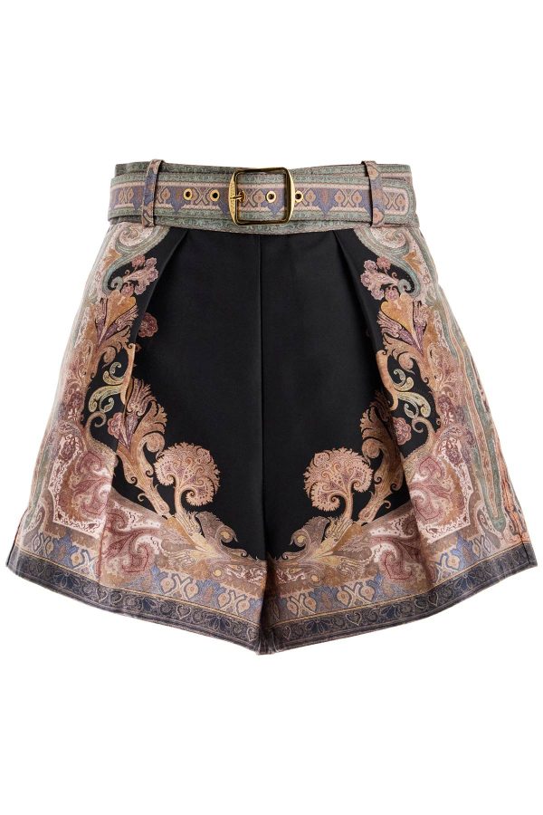 Zimmermann Silk And Cotton Set Of Shorts With Fashion