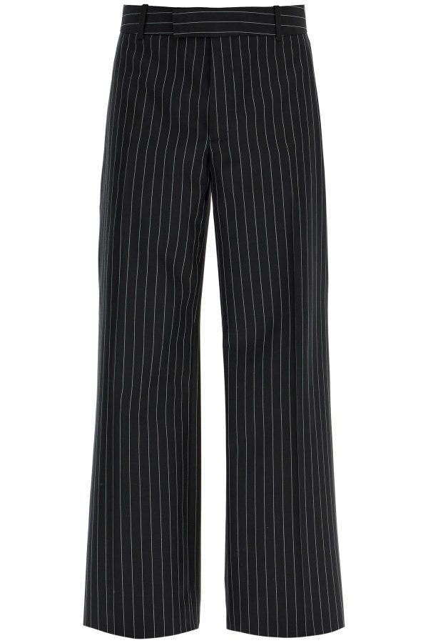 Alexander Mcqueen Low-Waisted Pinstripe Cheap