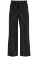 Alexander Mcqueen Low-Waisted Pinstripe Cheap