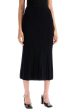 Alessandra Rich Knitted Midi Skirt With Cable Knit For Sale