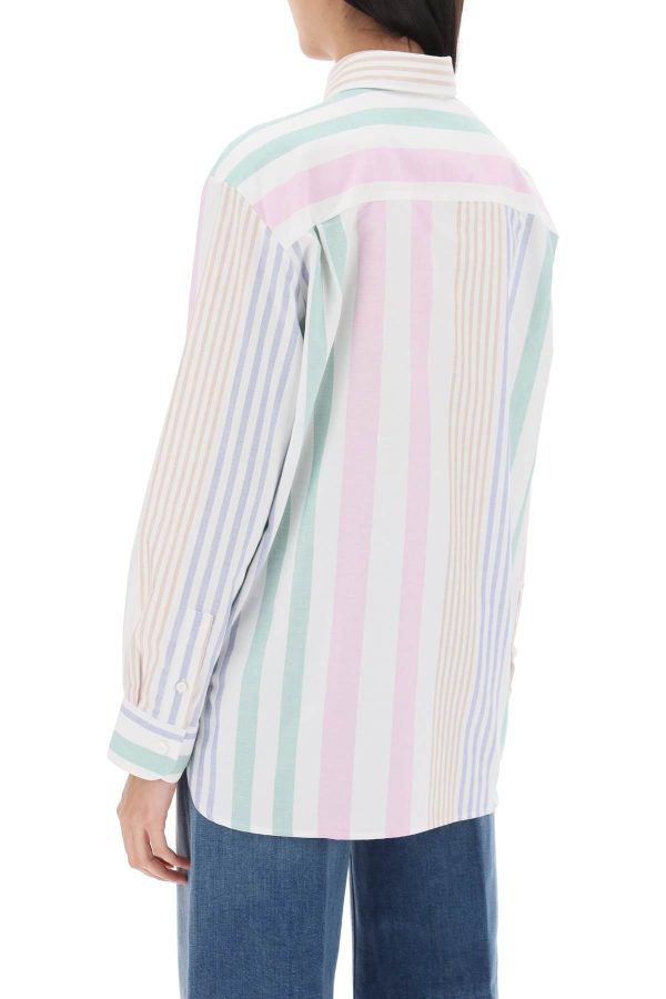 A.P.C. Sela Striped Oxford Shirt Fashion