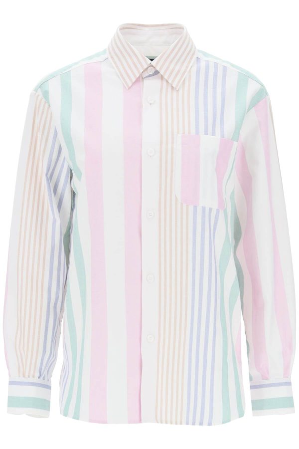 A.P.C. Sela Striped Oxford Shirt Fashion