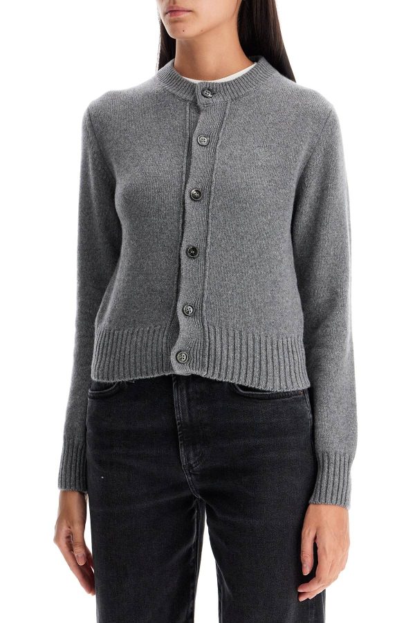 Ami Alexandre Matiussi Cashmere Crewneck Cardigan Cheap