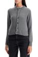 Ami Alexandre Matiussi Cashmere Crewneck Cardigan Cheap