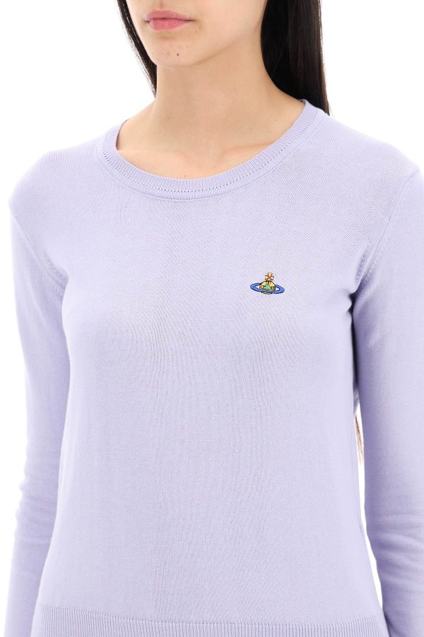 VIVIENNE WESTWOOD Pullover Con Logo Ricamato Cheap