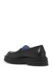 Versace Smooth Leather Adriano Loafers In Discount