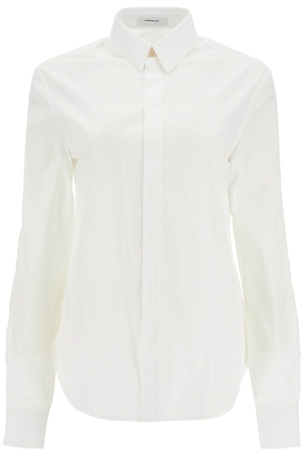 Wardrobe.Nyc Flared Cotton Shirt For Women Online Hot Sale