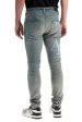 AMIRI Jeans Con Logo In Pelle Hot on Sale