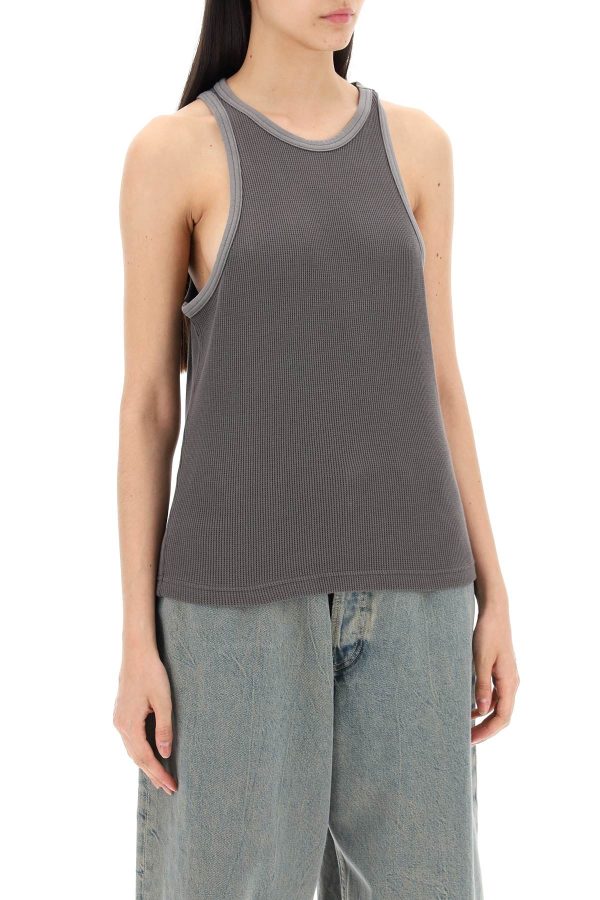 Acne Studios Cotton Waffle Tank Top For Discount