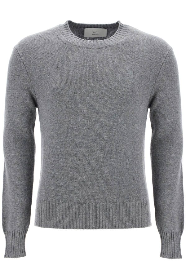 Ami Alexandre Matiussi Cashmere Crewneck Pullover For Sale